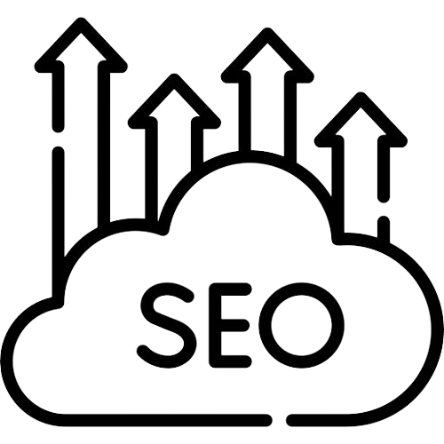 on page seo black and white icon